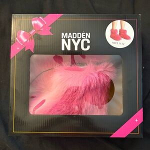 Madden NYC Girls Faux Fur Snow Boots size 11-12